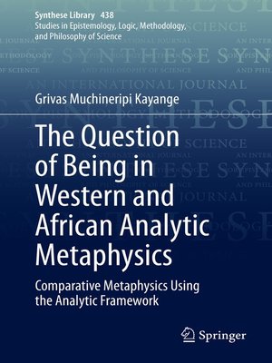 cover image of The Question of Being in Western and African Analytic Metaphysics